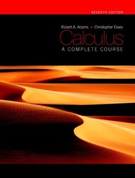 Calculus: A Complete Course, Seventh Edition (7th Edition) – Robert A. Adams