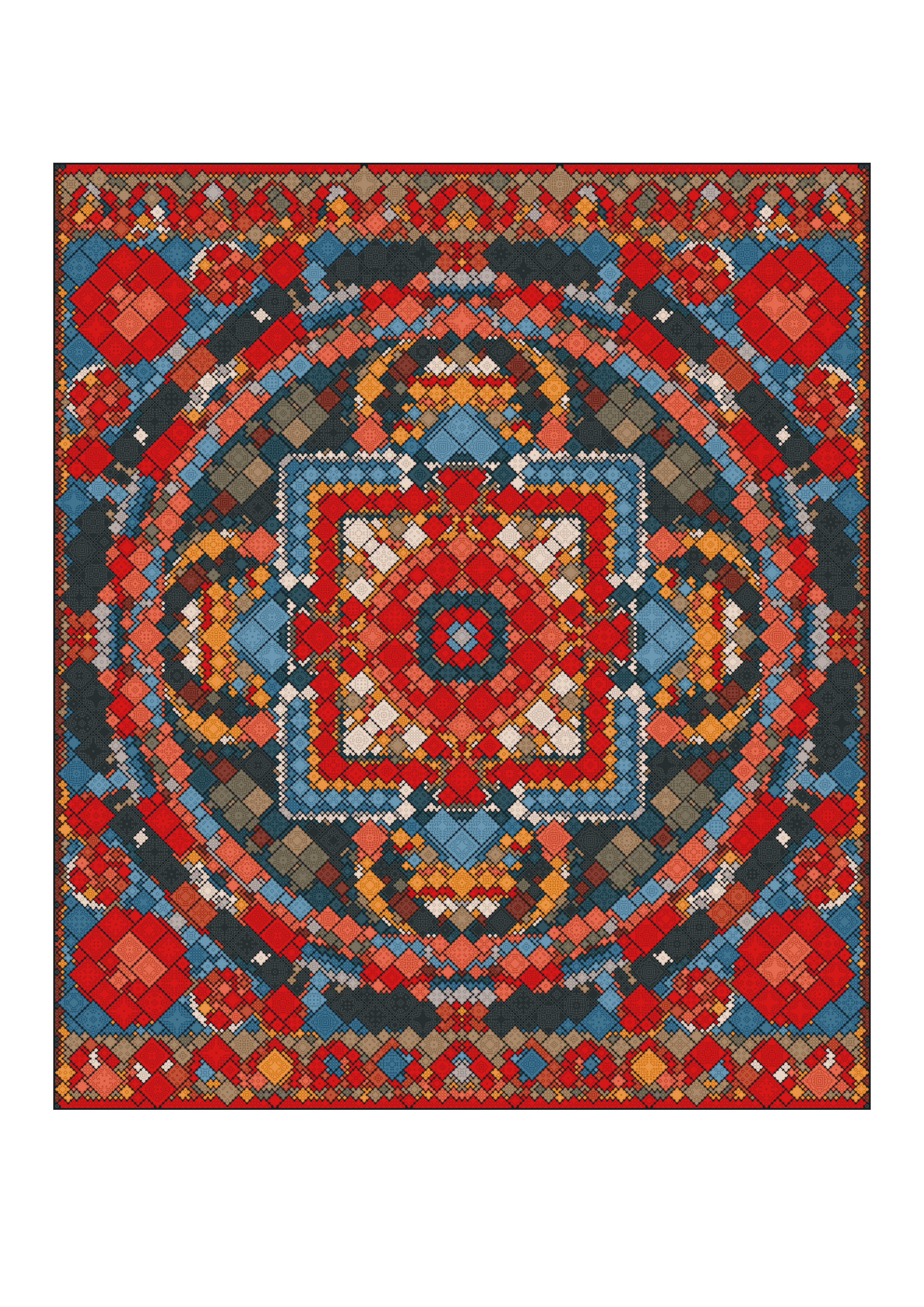 Mandala in lapis