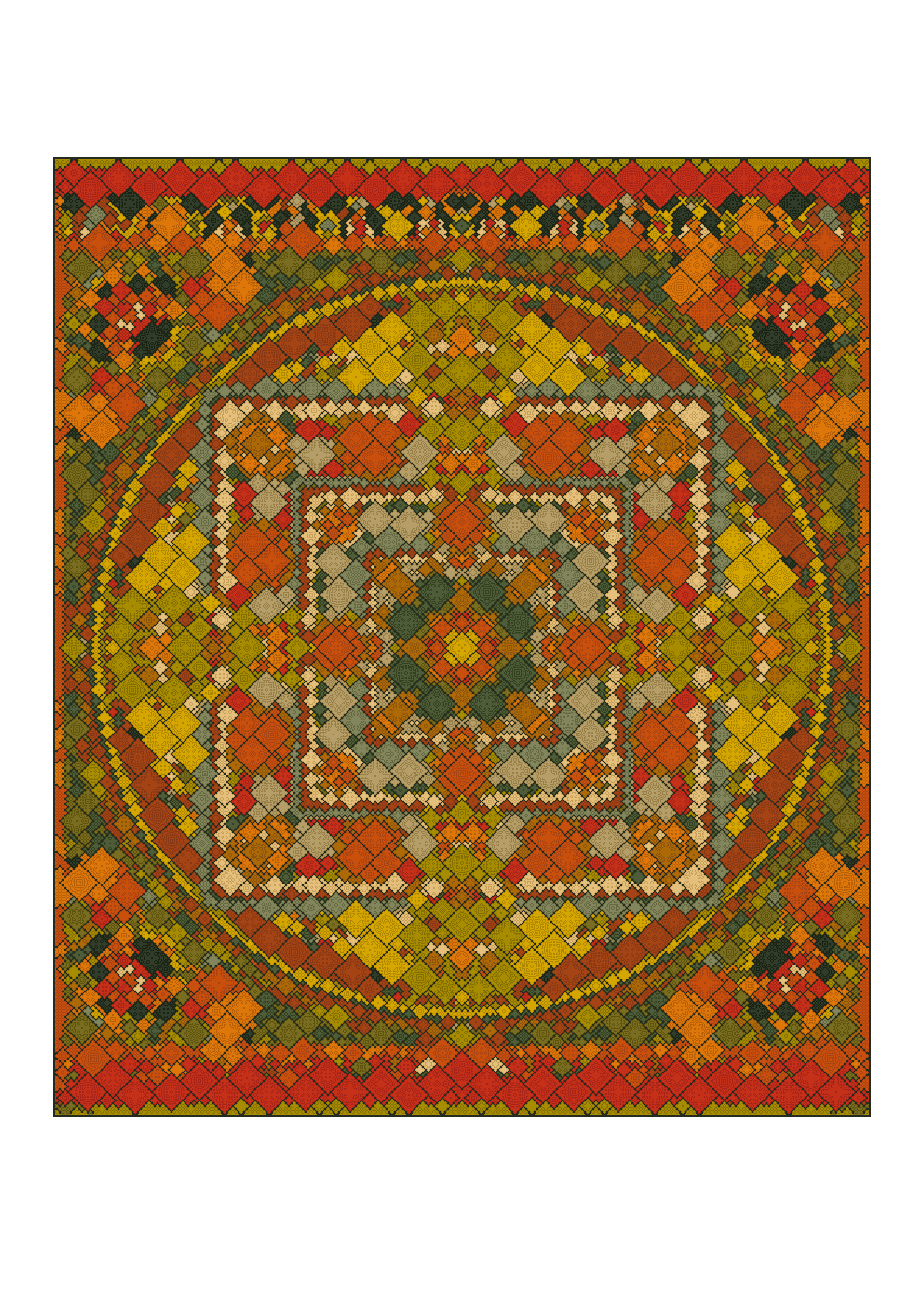 Mandala in gold